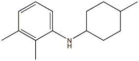 2,3-dimethyl-N-(4-methylcyclohexyl)aniline Structure