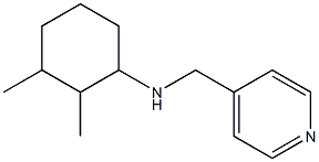 2,3-dimethyl-N-(pyridin-4-ylmethyl)cyclohexan-1-amine 구조식 이미지