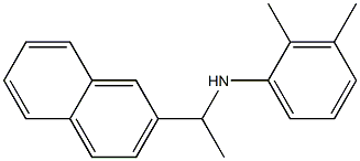 2,3-dimethyl-N-[1-(naphthalen-2-yl)ethyl]aniline 구조식 이미지