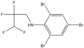 2,4,6-tribromo-N-(2,2,3,3-tetrafluoropropyl)aniline Structure