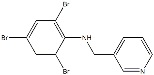 2,4,6-tribromo-N-(pyridin-3-ylmethyl)aniline Structure
