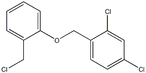 2,4-dichloro-1-[2-(chloromethyl)phenoxymethyl]benzene 구조식 이미지