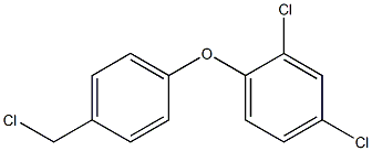 2,4-dichloro-1-[4-(chloromethyl)phenoxy]benzene Structure