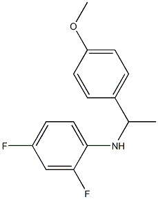 2,4-difluoro-N-[1-(4-methoxyphenyl)ethyl]aniline 구조식 이미지