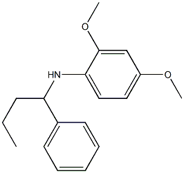 2,4-dimethoxy-N-(1-phenylbutyl)aniline Structure