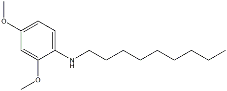 2,4-dimethoxy-N-nonylaniline 구조식 이미지