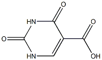 2,4-dioxo-1,2,3,4-tetrahydropyrimidine-5-carboxylic acid 구조식 이미지