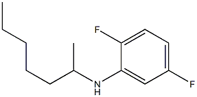 2,5-difluoro-N-(heptan-2-yl)aniline Structure