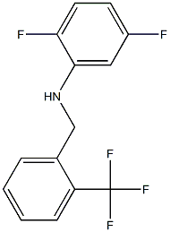 2,5-difluoro-N-{[2-(trifluoromethyl)phenyl]methyl}aniline 구조식 이미지