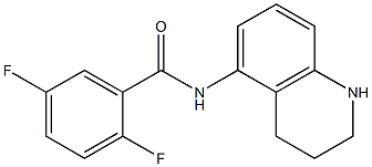 2,5-difluoro-N-1,2,3,4-tetrahydroquinolin-5-ylbenzamide Structure