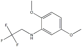 2,5-dimethoxy-N-(2,2,2-trifluoroethyl)aniline 구조식 이미지