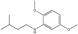 2,5-dimethoxy-N-(3-methylbutyl)aniline 구조식 이미지