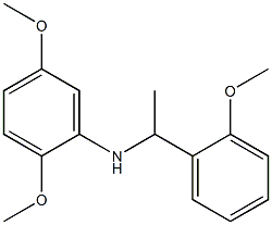 2,5-dimethoxy-N-[1-(2-methoxyphenyl)ethyl]aniline 구조식 이미지