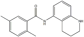 2,5-dimethyl-N-(1,2,3,4-tetrahydroquinolin-5-yl)benzamide Structure