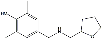 2,6-dimethyl-4-{[(oxolan-2-ylmethyl)amino]methyl}phenol 구조식 이미지