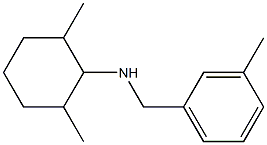 2,6-dimethyl-N-[(3-methylphenyl)methyl]cyclohexan-1-amine Structure