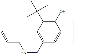 2,6-di-tert-butyl-4-[(prop-2-en-1-ylamino)methyl]phenol 구조식 이미지