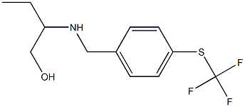 2-[({4-[(trifluoromethyl)sulfanyl]phenyl}methyl)amino]butan-1-ol Structure