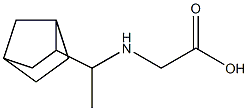 2-[(1-{bicyclo[2.2.1]heptan-2-yl}ethyl)amino]acetic acid Structure