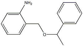 2-[(1-phenylethoxy)methyl]aniline 구조식 이미지