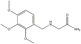 2-[(2,3,4-trimethoxybenzyl)amino]acetamide Structure