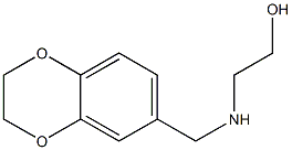 2-[(2,3-dihydro-1,4-benzodioxin-6-ylmethyl)amino]ethan-1-ol Structure