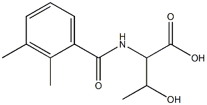 2-[(2,3-dimethylbenzoyl)amino]-3-hydroxybutanoic acid 구조식 이미지