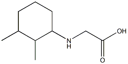 2-[(2,3-dimethylcyclohexyl)amino]acetic acid Structure