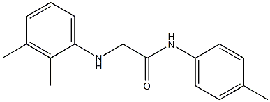 2-[(2,3-dimethylphenyl)amino]-N-(4-methylphenyl)acetamide Structure