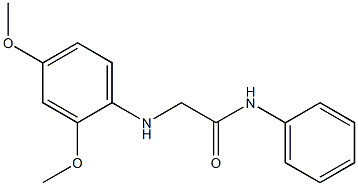 2-[(2,4-dimethoxyphenyl)amino]-N-phenylacetamide Structure