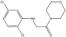 2-[(2,5-dichlorophenyl)amino]-1-(morpholin-4-yl)ethan-1-one 구조식 이미지