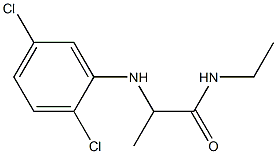 2-[(2,5-dichlorophenyl)amino]-N-ethylpropanamide 구조식 이미지