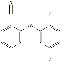 2-[(2,5-dichlorophenyl)sulfanyl]benzonitrile Structure