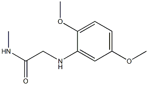 2-[(2,5-dimethoxyphenyl)amino]-N-methylacetamide 구조식 이미지