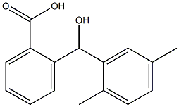 2-[(2,5-dimethylphenyl)(hydroxy)methyl]benzoic acid 구조식 이미지