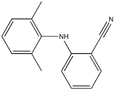 2-[(2,6-dimethylphenyl)amino]benzonitrile 구조식 이미지