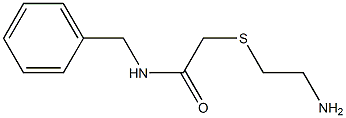 2-[(2-aminoethyl)sulfanyl]-N-benzylacetamide Structure