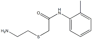 2-[(2-aminoethyl)thio]-N-(2-methylphenyl)acetamide Structure