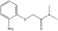 2-[(2-aminophenyl)thio]-N,N-dimethylacetamide Structure