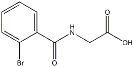 2-[(2-bromophenyl)formamido]acetic acid Structure