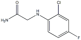 2-[(2-chloro-4-fluorophenyl)amino]acetamide 구조식 이미지