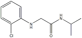 2-[(2-chlorophenyl)amino]-N-(propan-2-yl)acetamide 구조식 이미지