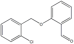 2-[(2-chlorophenyl)methoxy]benzaldehyde 구조식 이미지