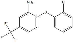 2-[(2-chlorophenyl)sulfanyl]-5-(trifluoromethyl)aniline 구조식 이미지