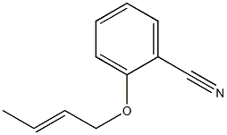 2-[(2E)-but-2-enyloxy]benzonitrile Structure