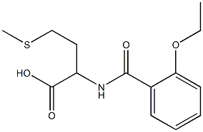 2-[(2-ethoxybenzoyl)amino]-4-(methylthio)butanoic acid Structure