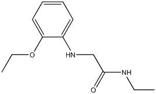 2-[(2-ethoxyphenyl)amino]-N-ethylacetamide 구조식 이미지