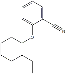 2-[(2-ethylcyclohexyl)oxy]benzonitrile Structure
