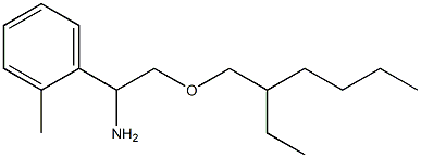 2-[(2-ethylhexyl)oxy]-1-(2-methylphenyl)ethan-1-amine 구조식 이미지