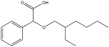 2-[(2-ethylhexyl)oxy]-2-phenylacetic acid 구조식 이미지